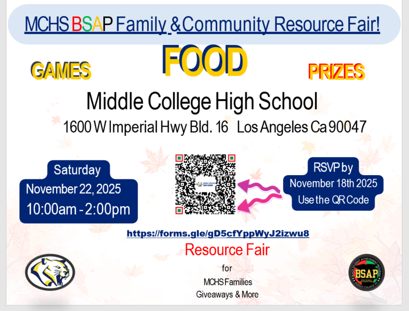 BSAP FAMILY & CAREGIVER COMMUNITY RESOURCE FAIR