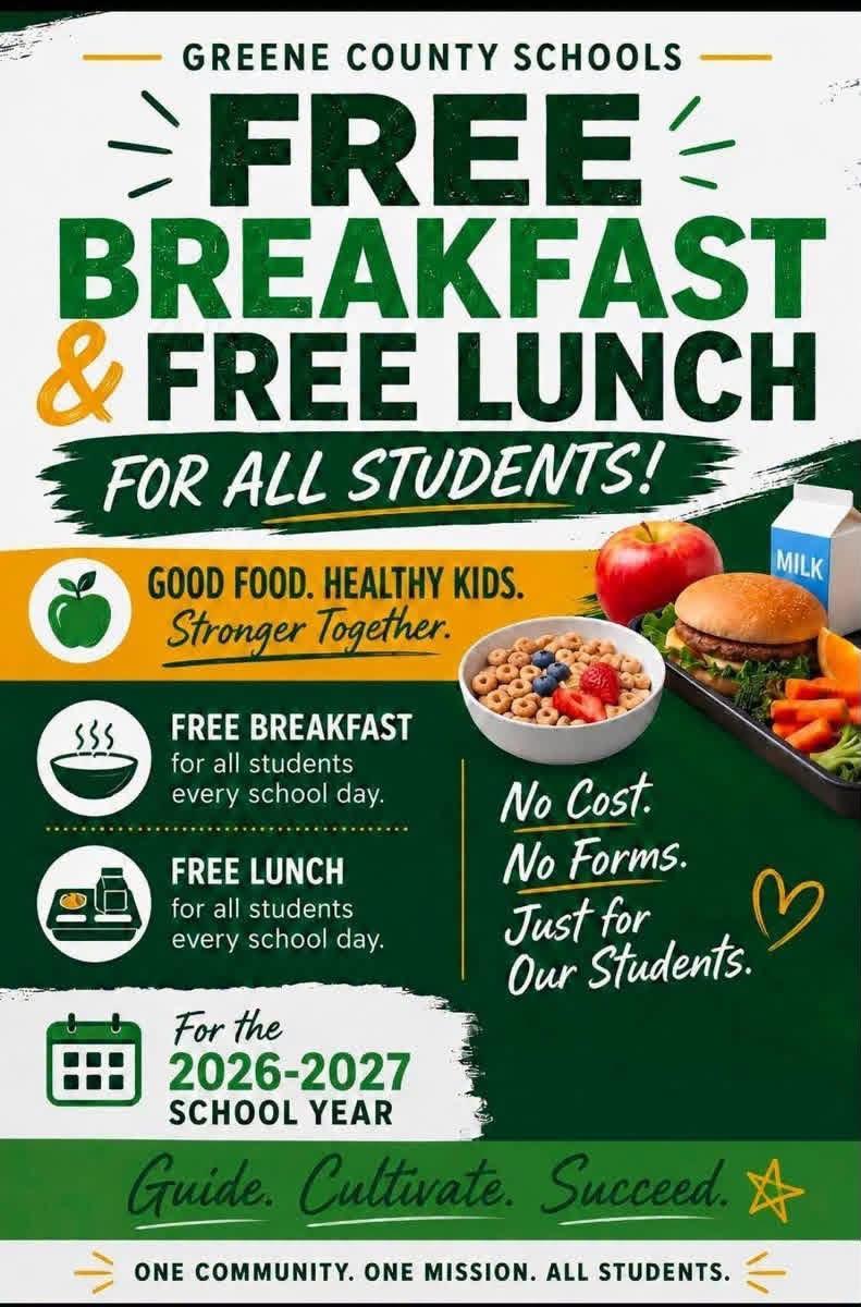 Free meals for students