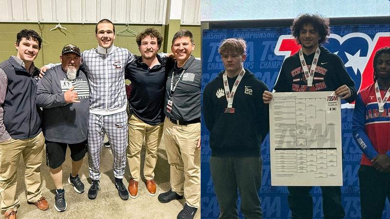 Two RCS students capture wrestling state titles