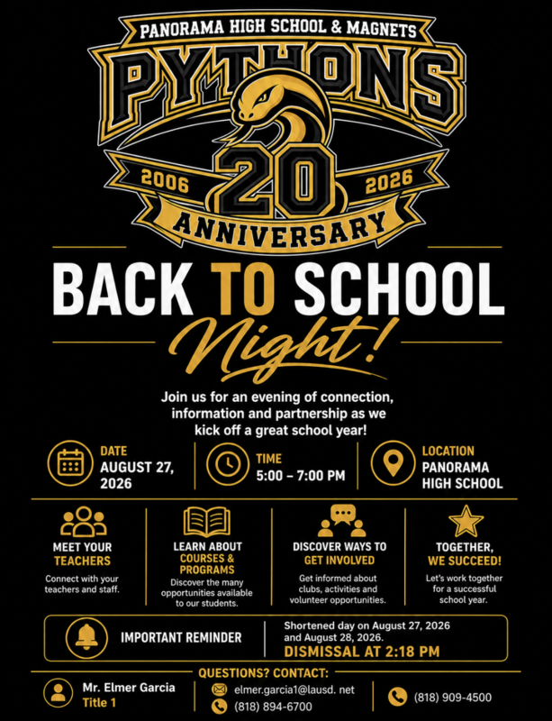Back to School Night