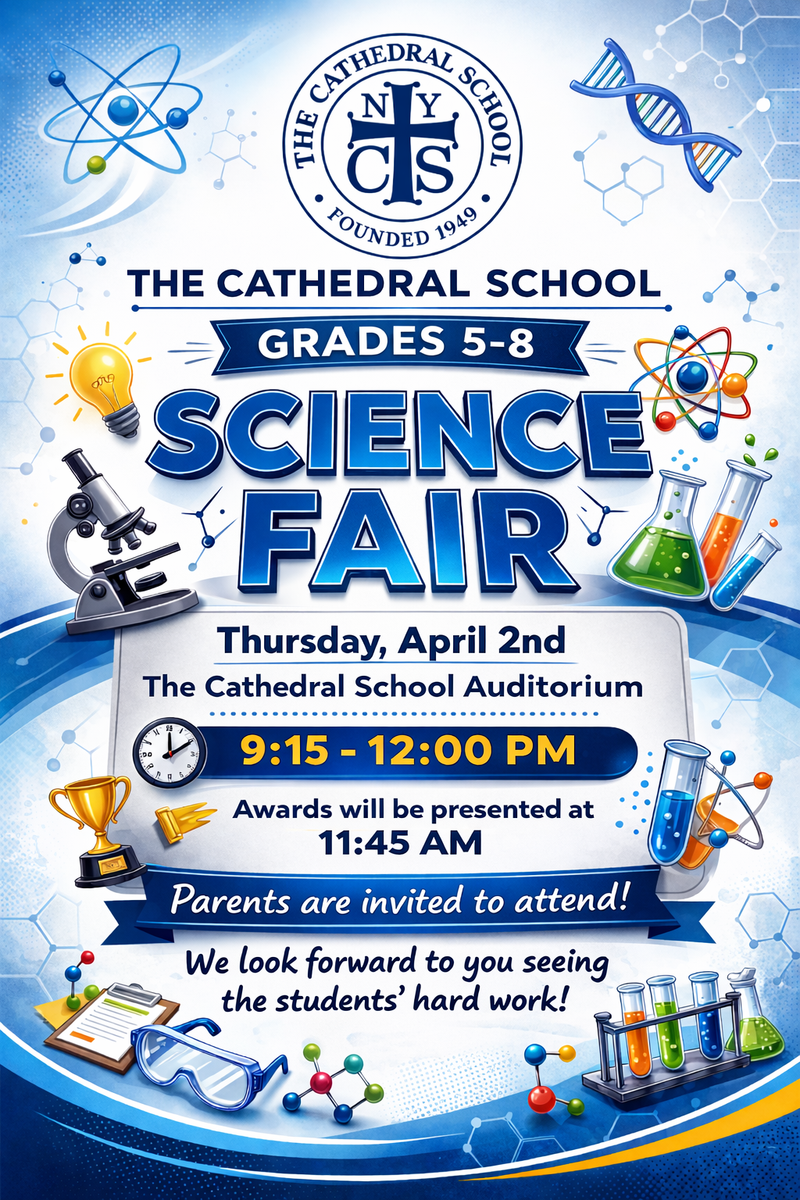 TCS Science Fair April 2, 2026 (grades 5 -8) Featured Photo