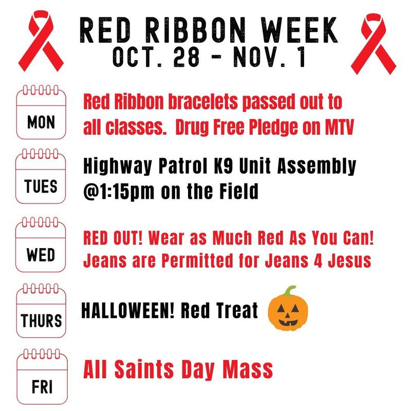 Red Ribbon Week | St. Edward the Confessor Parish School