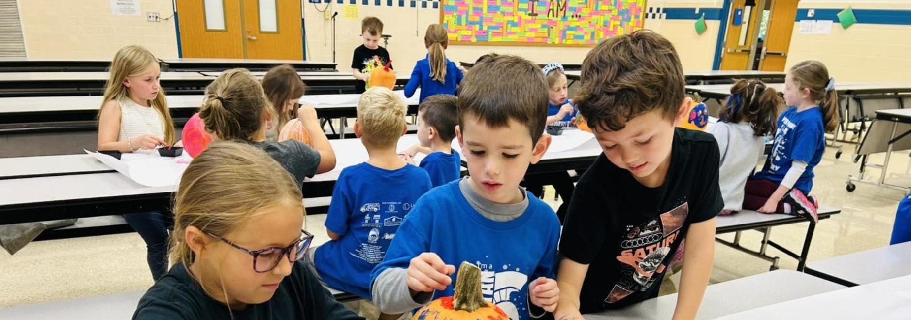 West Point pumpkin painting