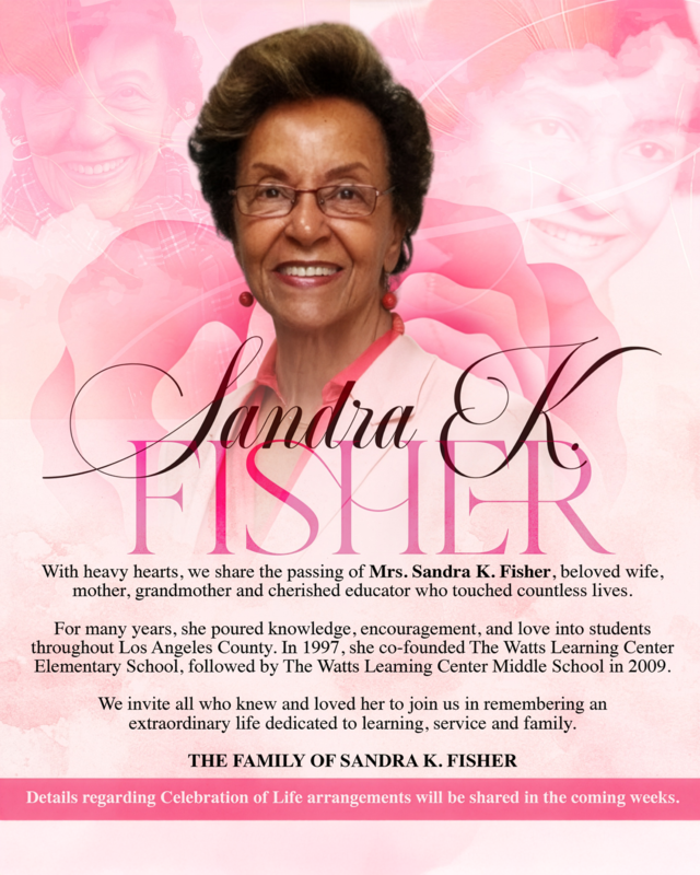 Mrs. Sandra K Fisher-Forever in Our Hearts Featured Photo