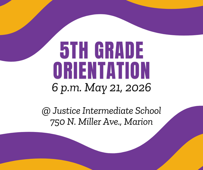 promo graphic - 5th grade orientation 2026