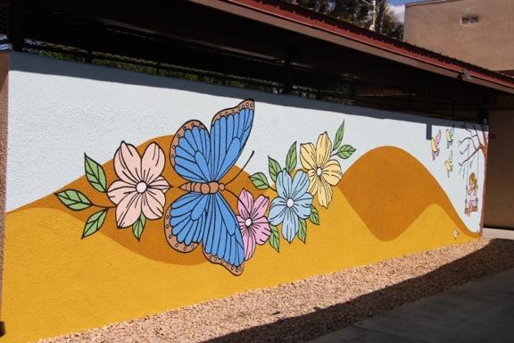 DEL LAGO ACADEMY STUDENT-DESIGNED MURAL BRINGS MEMORIES TO LIFE AT THE PARK AVENUE COMMUNITY CENTER