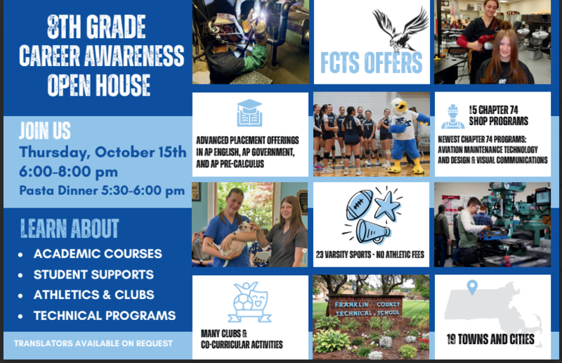 8th grade open house