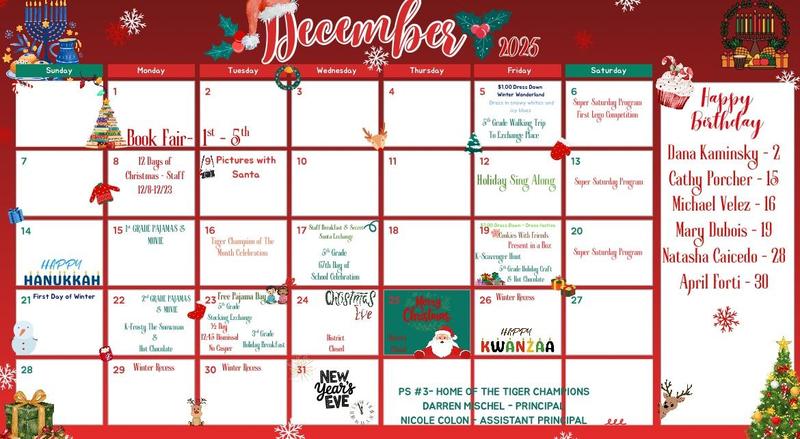 December 2025 Calendar