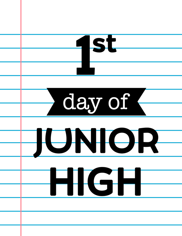 First Day of Junior High