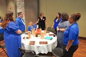 Raye-Allen teachers visit during New Teacher Induction