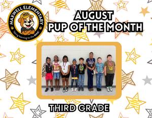 3rd Grade Pup's of the Month