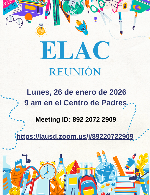 ELAC Meeting Spanish