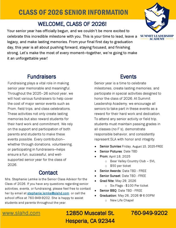 Senior Information