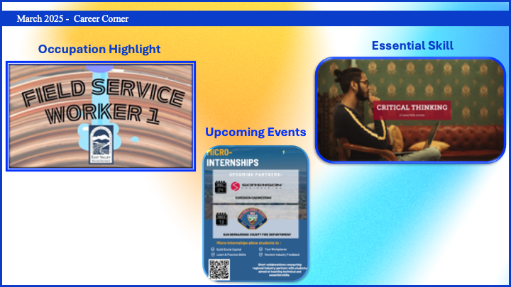 March 2025 Career Corner