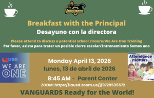 Breakfast with the principal