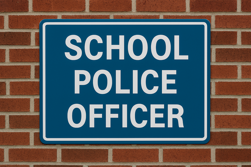School Police Sign