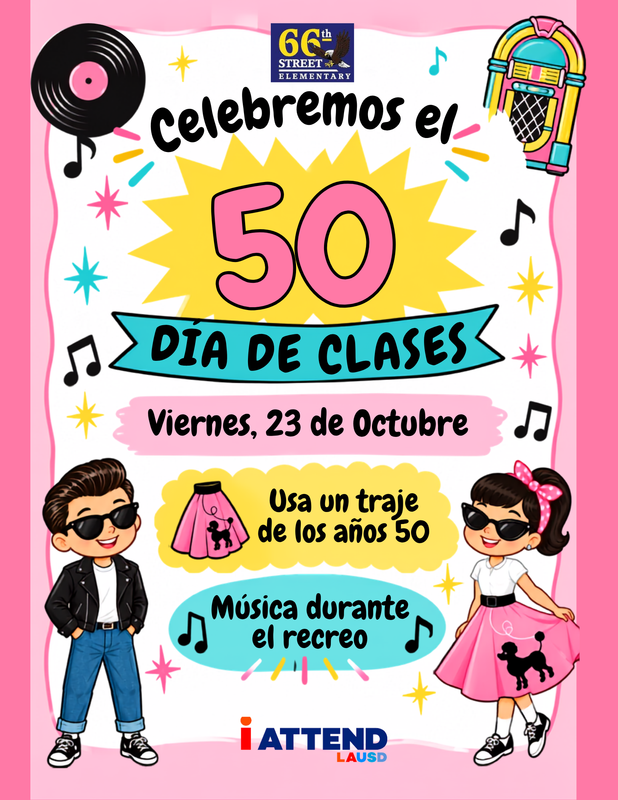 50th Day of school Sp