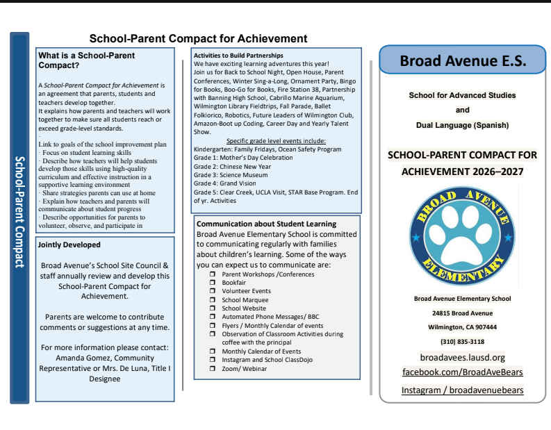 School Parent Compact