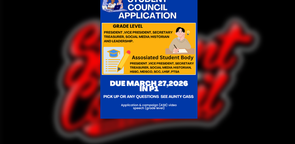 Student Council 2026-2027 Information