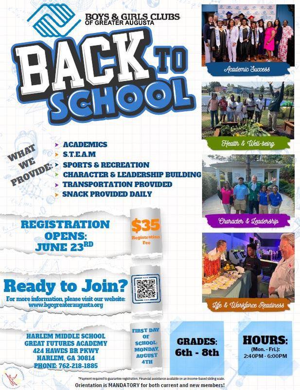 boys and girls club flyer