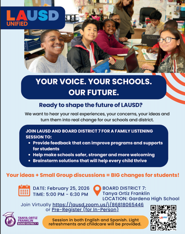 LAUSD and Board District 7 Session