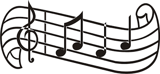 Music notes on a staff
