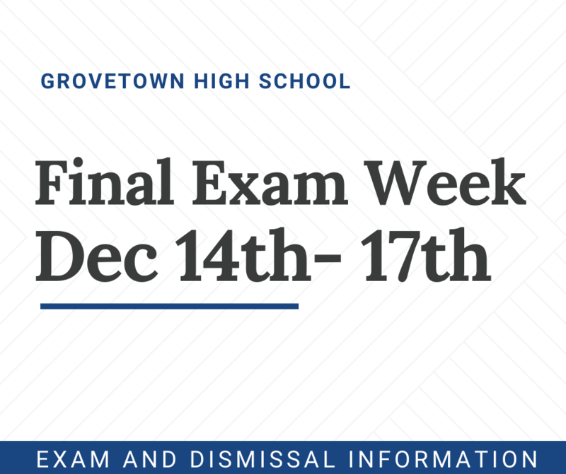 First Semester Exam Schedule and Dismissal Information Featured Photo