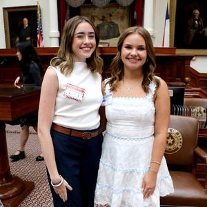 Reece Plake at Texas Girls State 2025