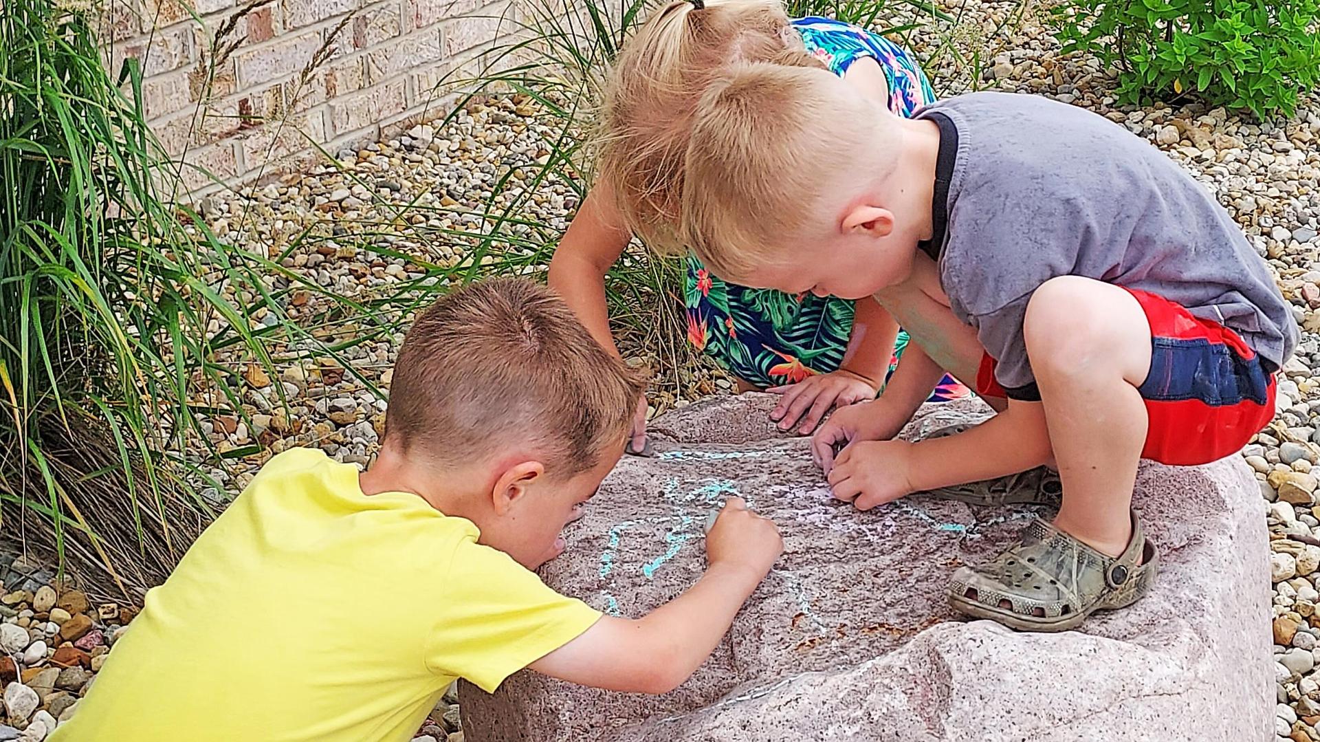 Chalk on a Rock