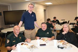 Sheriff Bryant “Wally” Jones, Chief Damian Gatlin, and our team were honored to attend the First Responders Appreciation Day Luncheon at West McComb Baptist Church.