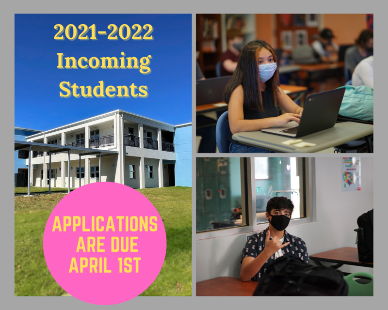 Applications due April 2