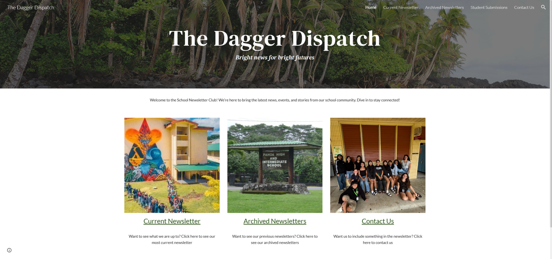 Dagger Dispatch Website