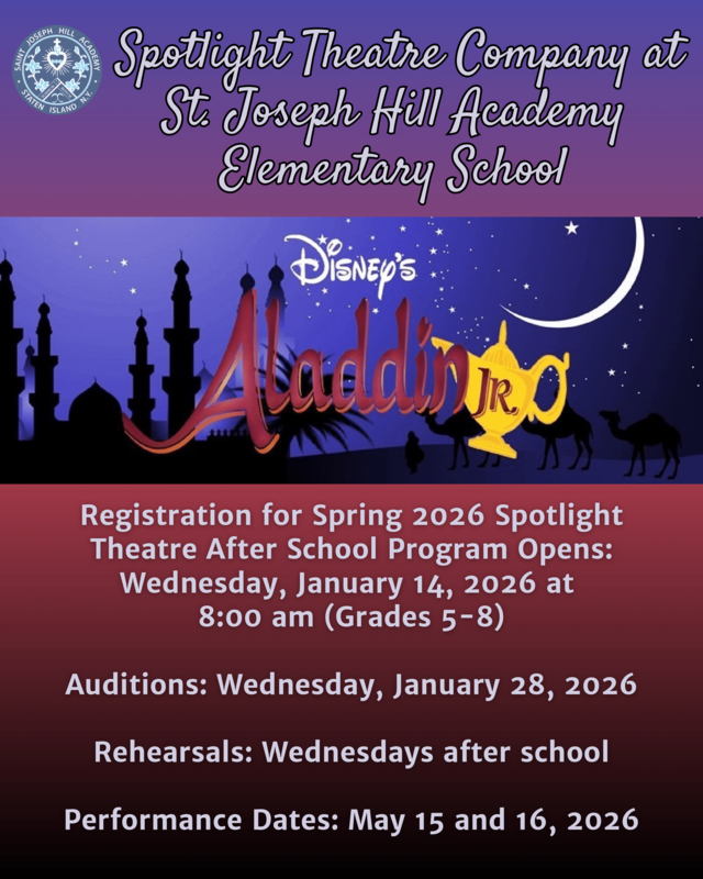 Registration for Spring 2026: ALADDIN JR. Featured Photo