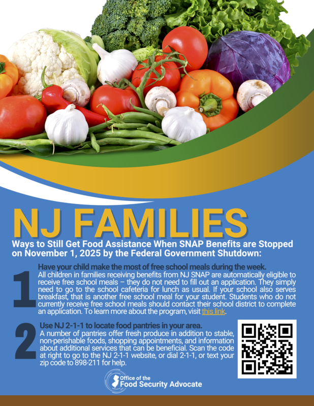 Nj Families - SNAP Benefits