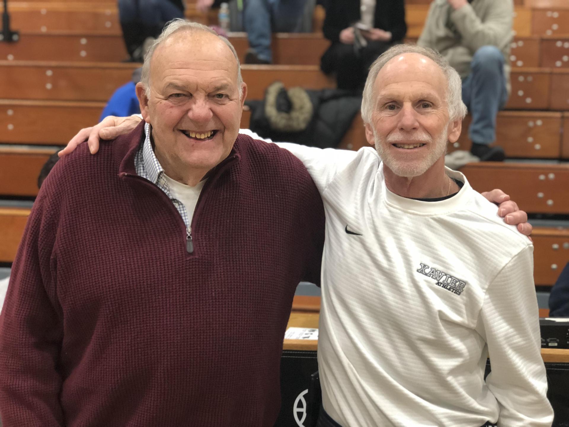 Xavier athletic directors Art Kohs and Tony Jaskot.