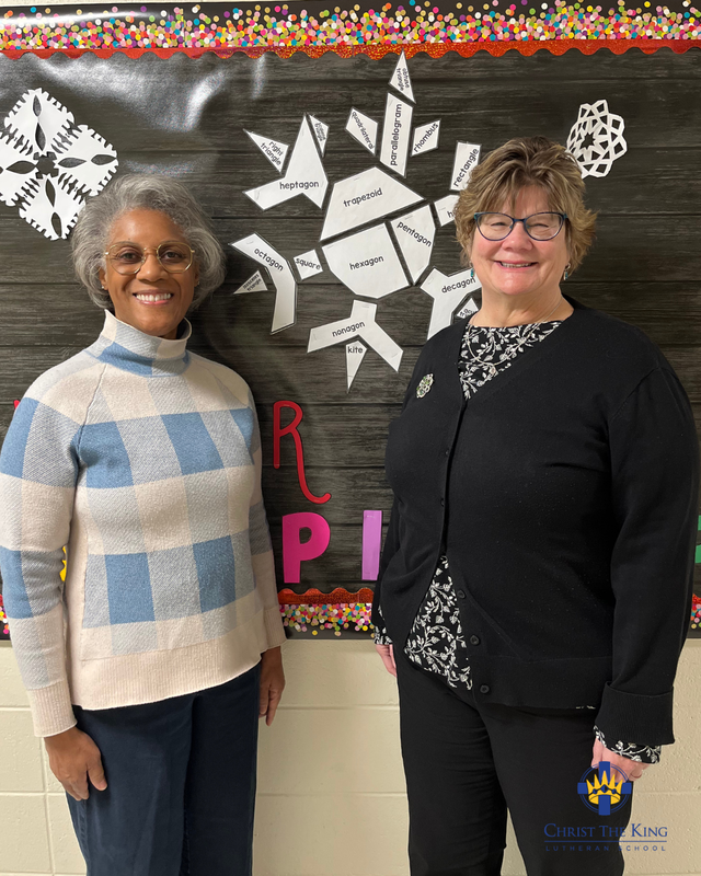 Dr. Johnson (left) and Mrs. Novy (right)