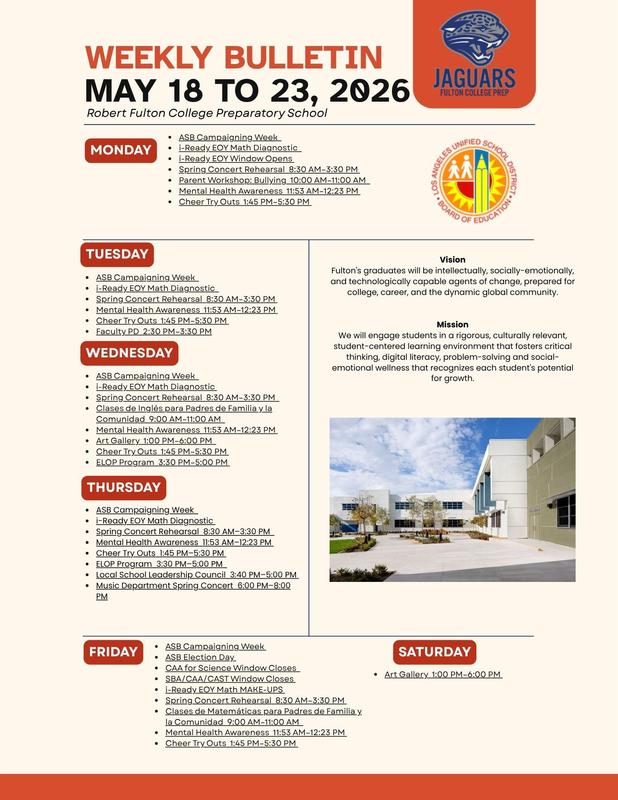 Weekly Bulletin