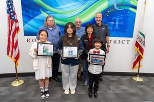 First place Winners in Rowland Water Contest