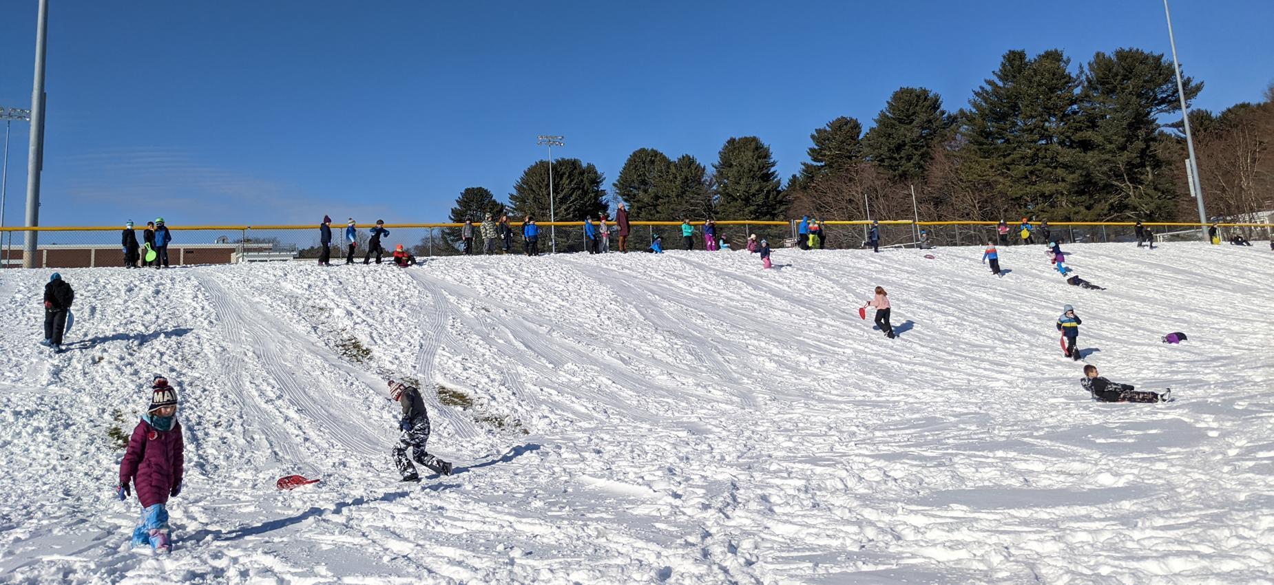 sledding