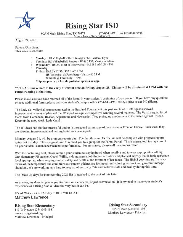 monday letter