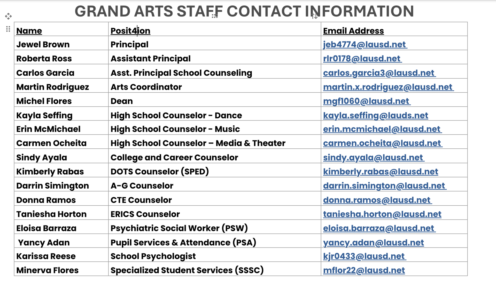 counselor info 2