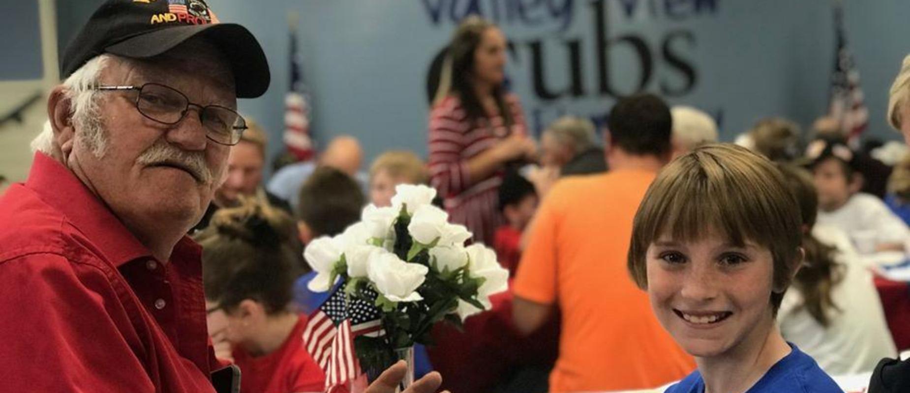 Valley View honors our local veterans with breakfast.