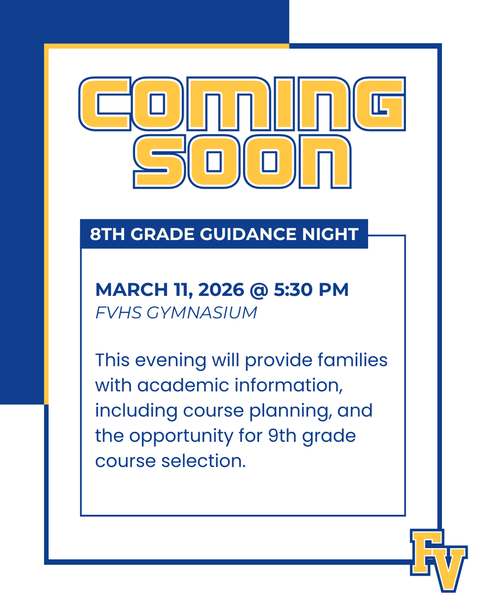 Guidance Night for 8th Graders