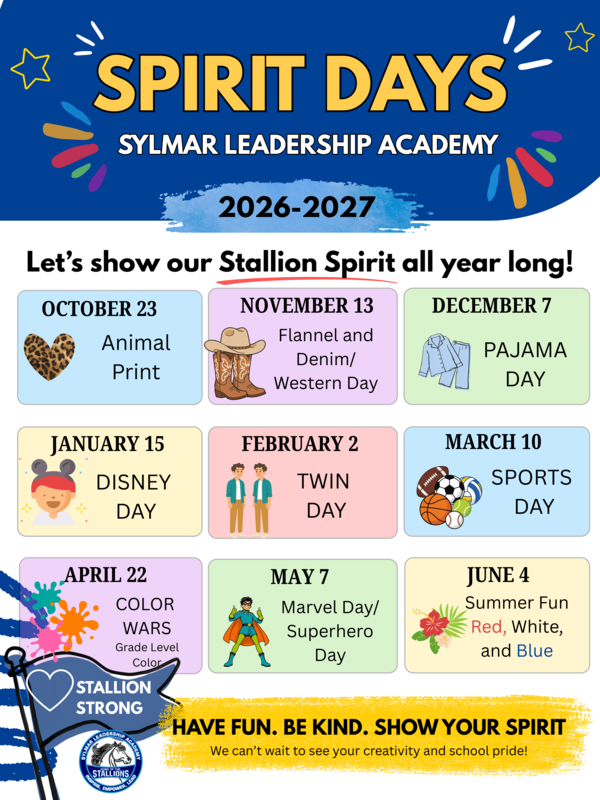 Spirit Day flyer