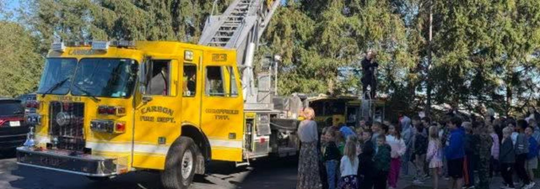 Carbon Volunteer Fire Dept. at Fort Allen Elementary