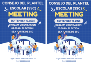 SCC Meeting 9/10 @9 am via zoom