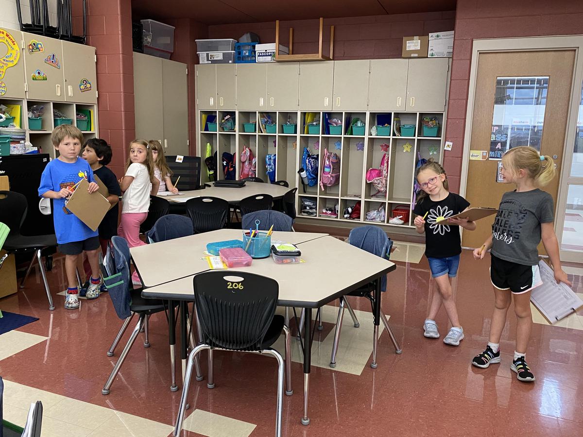 First graders are excited for fall season Coal City Community Unit