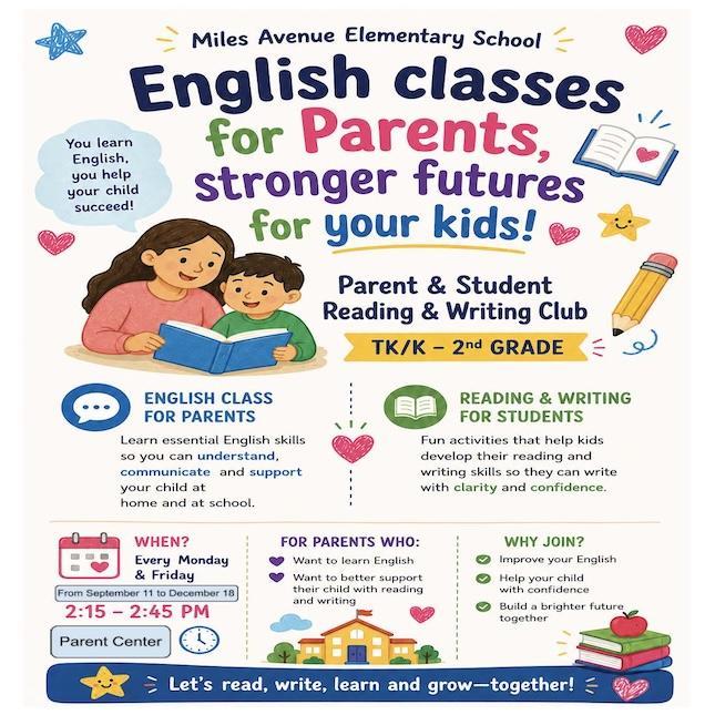 Parent & Student Reading & Writing Club
