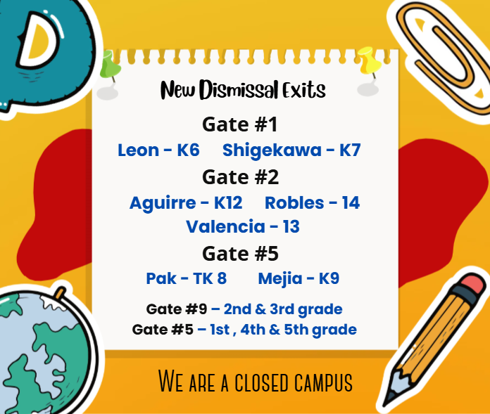 New Dismissal Exits