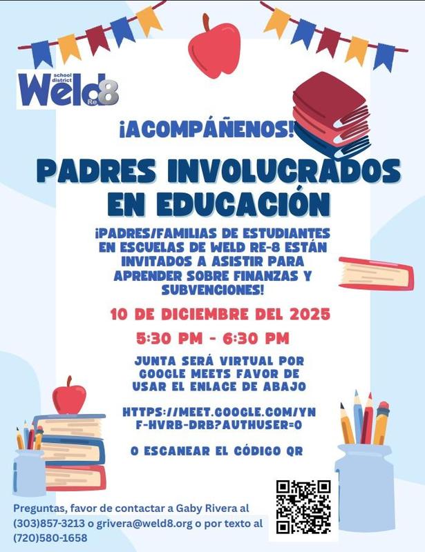 Parents Involved In Education Flyer